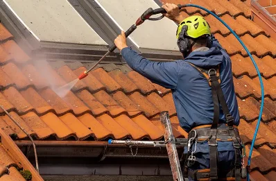Démoussage et hydrofuge de toiture à Landerrouat